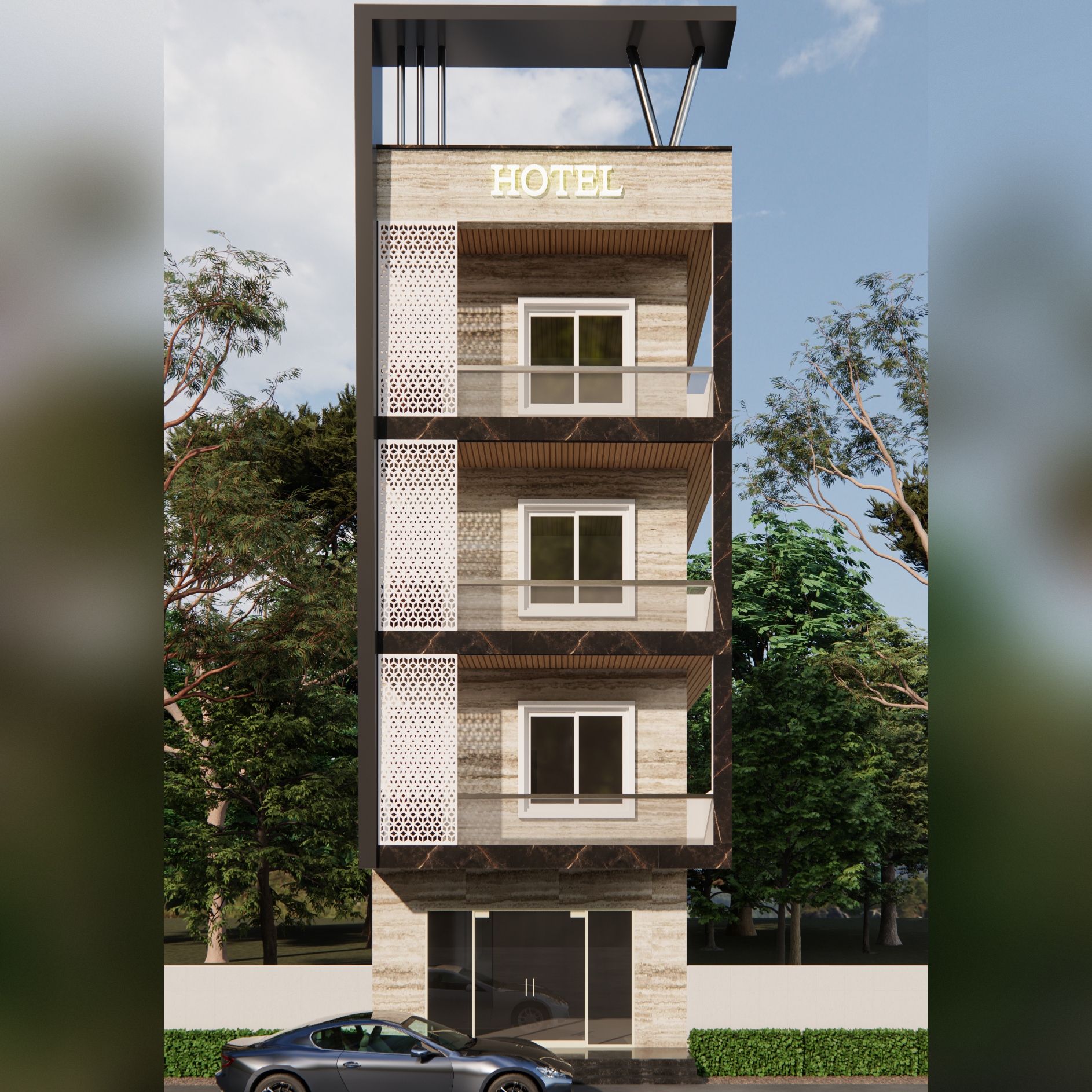 Hotel at Rudraprayag, Uttarakhand (Mr Shukla).