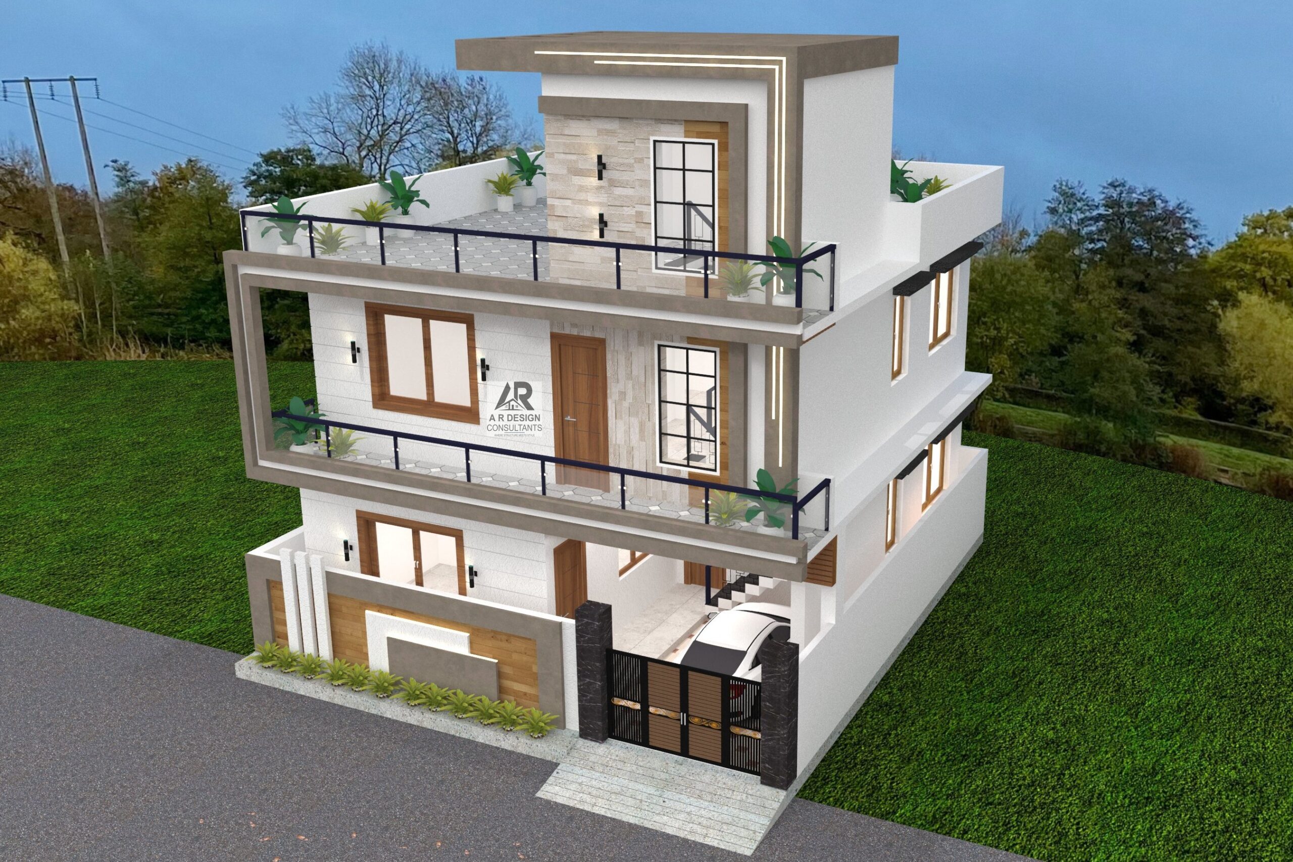 Residence at Bhaniyawala, Dehradun(Contractor Mr Anurag Nautiyal)